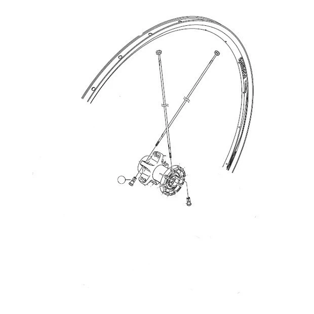 Ecrou Shimano WH-R550 Arrière (x1)