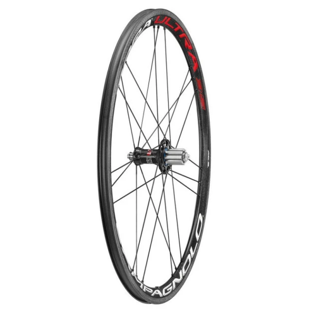 Campagnolo® Paire De Roues Campagnolo Bora Ultra 35 Boyau Corps Campagnolo Noir/Rouge – Image 5